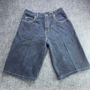 Iceberg Jeans Mens Dark Wash Carpenter Denim Shorts Baggy 90s Made in Italy 35